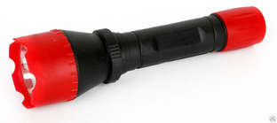 Ultraflash 6102-ТН (фонарь, красный, 1LED, 1 реж, 2XR6, пласт, блист-пакет) ULTRAFLASH #1