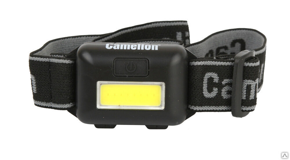 Camelion LED5355 (фонарь налобн, черн.,1Вт COB LED, 3 реж, 3XAAA, пласт, блист) CAMELION