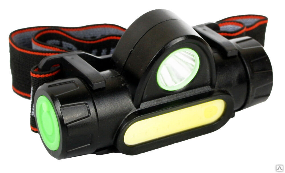 Ultraflash E1340 (фонарь налоб.аккум 3,7В, димм., черный, XPE + COB LED, 3 Ватт, 2 реж., магнит, бокс) ULTRAFLASH