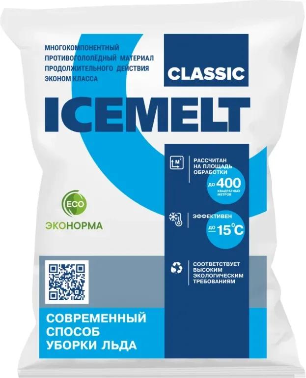 Противогололедный материал ICEMELT Classic (25кг) -15ºС