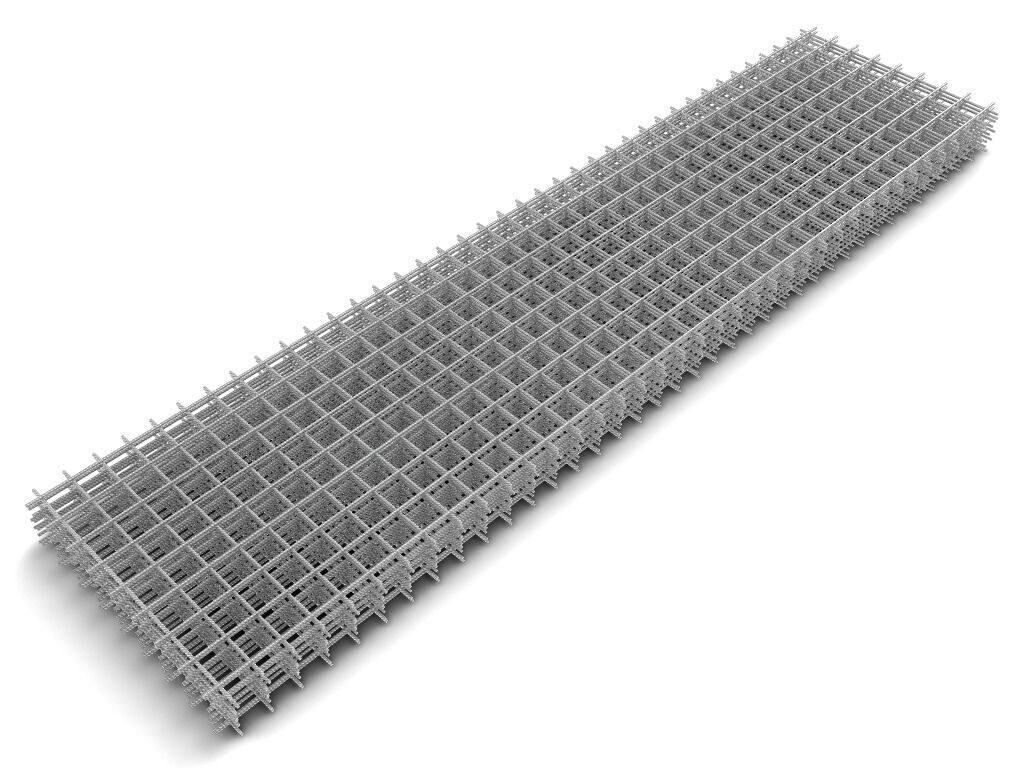 Сетка кладочная 0,38х2м 50х50 d=4 сталь без покрытия