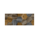 Плитка настенная КЕРАМИН Миф 4Т 500х200х8,5 мм темно-коричневая
