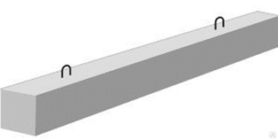 Перемычка брусковая железобетонная 3ПБ 18-8 п 1810x120x220 мм вес 0,119 т объем 0,048 м3 