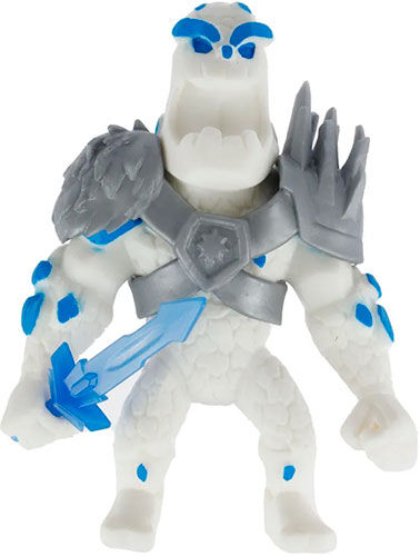 Тянущаяся фигурка 1 Toy MONSTER FLEX COMBAT, Снежный монстр с ледяным мечом, 15 см MONSTER FLEX COMBAT Снежный монстр с