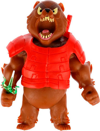 Тянущаяся фигурка 1 Toy MONSTER FLEX COMBAT, Воин-медведь с кинжалом, 15 см MONSTER FLEX COMBAT Воин-медведь с кинжалом