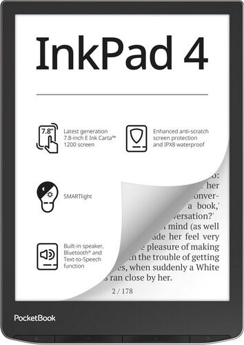 Электронная книга PocketBook 743G Ink Pad 4 32Gb (PB743G-U-WW) Stardust Silver