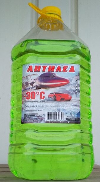 Жидкость стеклоомывающая "АНТИЛЕД" 5л до-30 зеленая