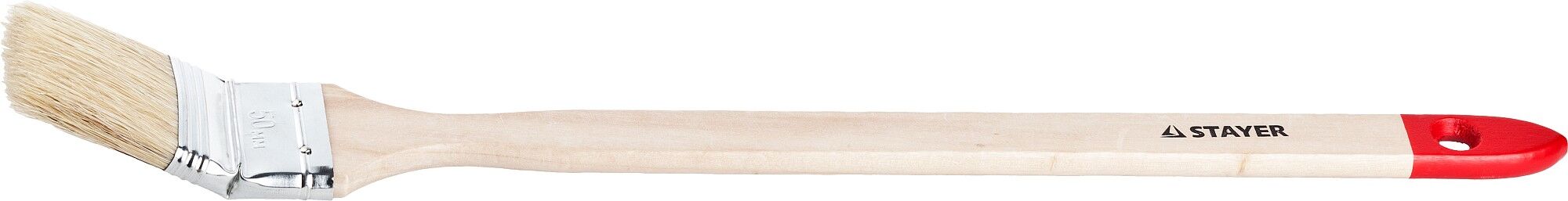 STAYER UNIVERSAL 50 мм, 2″ светлая натуральная щетина, деревянная ручка, для всех видов ЛКМ, Радиаторная кисть, MASTER (