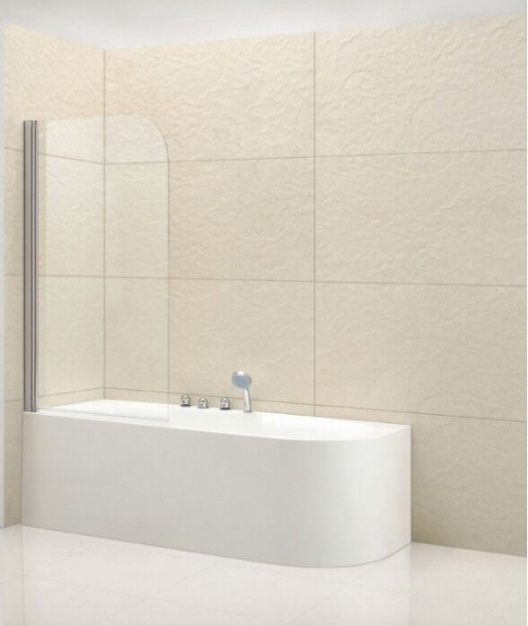 Душевая шторка на ванну Cezares ECO-O-V-1-80/140 (стекло Прозрачное, исполнение Правостороннее)