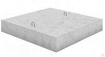 Плита бетонная ПБ 1-20 1000х1000х200 0,5 т Серия 3.503.9-78