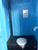 Туалетная кабина "ЕвроСтандарт" синего цвета #8