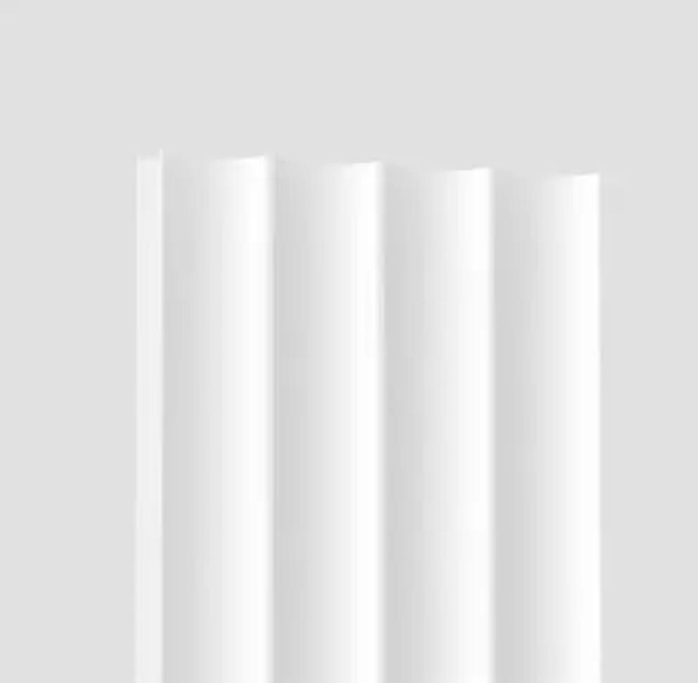 Модульная стеновая панель ACUPAN Wellen-волны Белый/под покраску