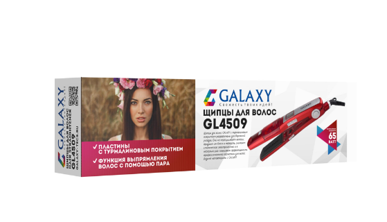 Щипцы для волос GALAXY GL-4509 65Вт