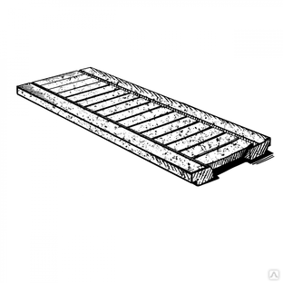 Переливная решетка с продольно-поперечной перфорацией Термообработанная Anhui black 600х170х30 мм 