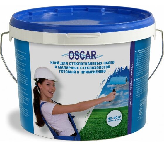 Клей для стеклообоев и малярных стеклохолстов Oscar,10 кг.