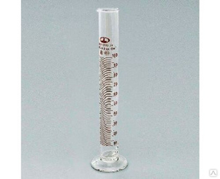 Цилиндр мерный 1-10-2 на стеклянном основании 