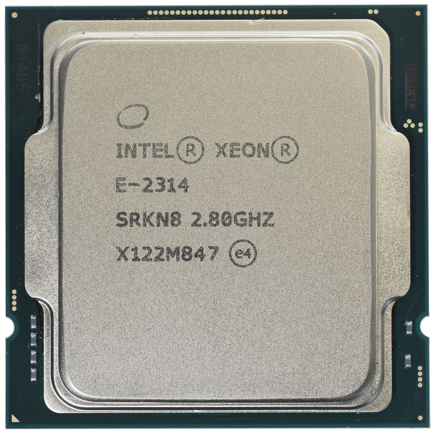 Процессор Intel Intel Xeon E 2314 CM8070804496113/(2.8GHz) сокет 1200 L3 кэш 8MB/OEM