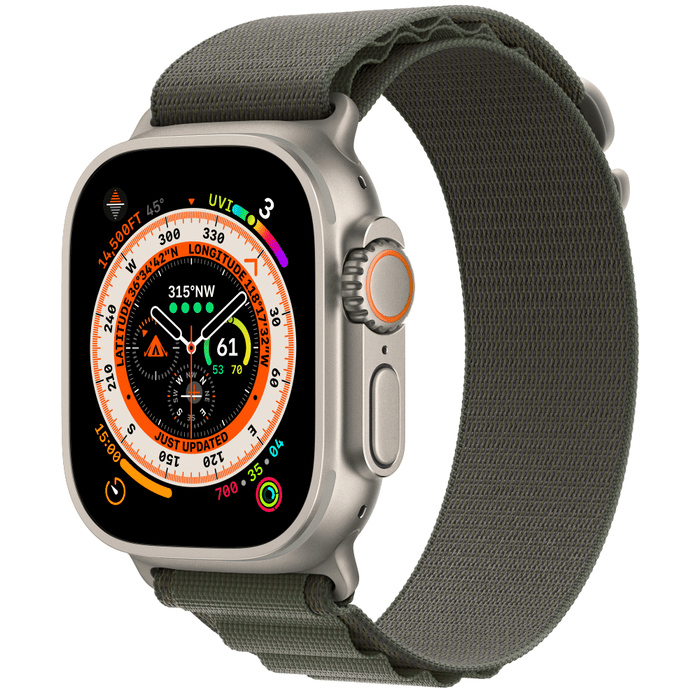 Apple Watch Ultra 49mm Alpine Loop Green L
