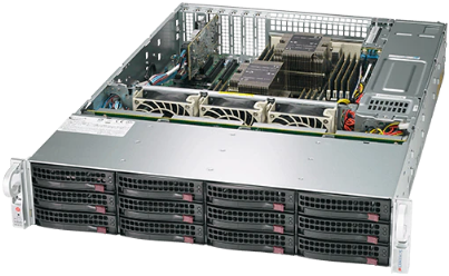 Серверная платформа Supermicro Supermicro SSG-620P-ACR12H/2U/2x4189/ 16xDDR4-3200 RDIMM/LRDIMM/ 12x3.5"