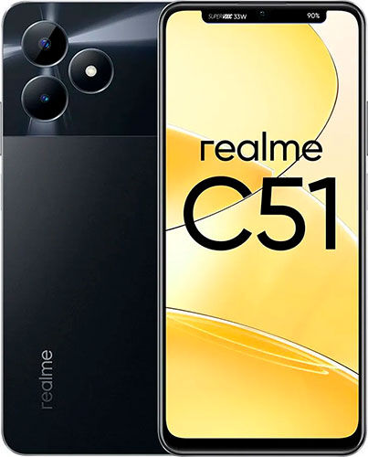 Смартфон Realme C51 (RMX3830) 64Gb 4Gb черный