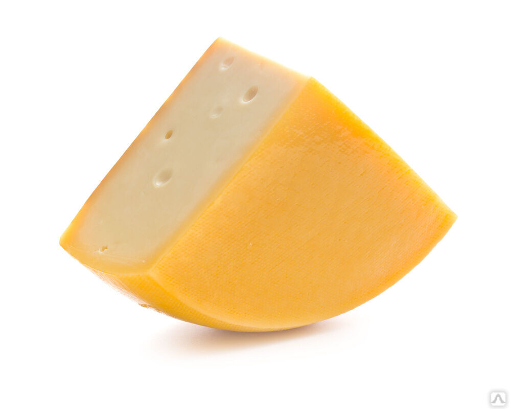 Сыр твердый Тильзитер Из-за гор Алтая 45% кубик 6х2 кг