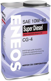 ENEOS Super Diesel SAE10w40 CG-4 (0,94л) п/с Масло моторное 