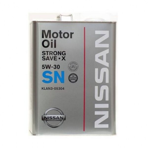 NISSAN STRONG SAVE X SN 5W30 (4л) масло моторное минеральное