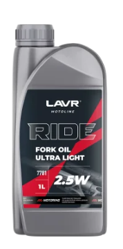 Мотомасло Вилочное масло Lavr Moto Ride Fork oil Ln7781, 2,5W, 1л