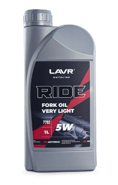 Мотомасло Вилочное масло Lavr Moto Ride Fork oil, Ln7782, 5W, 1л