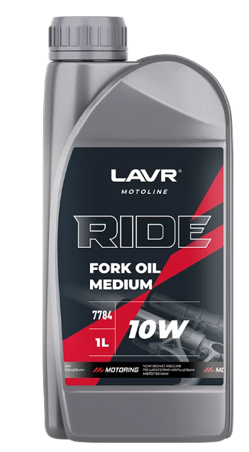 Мотомасло Вилочное масло Lavr Moto Ride Fork oil, Ln7784, 10W, 1л