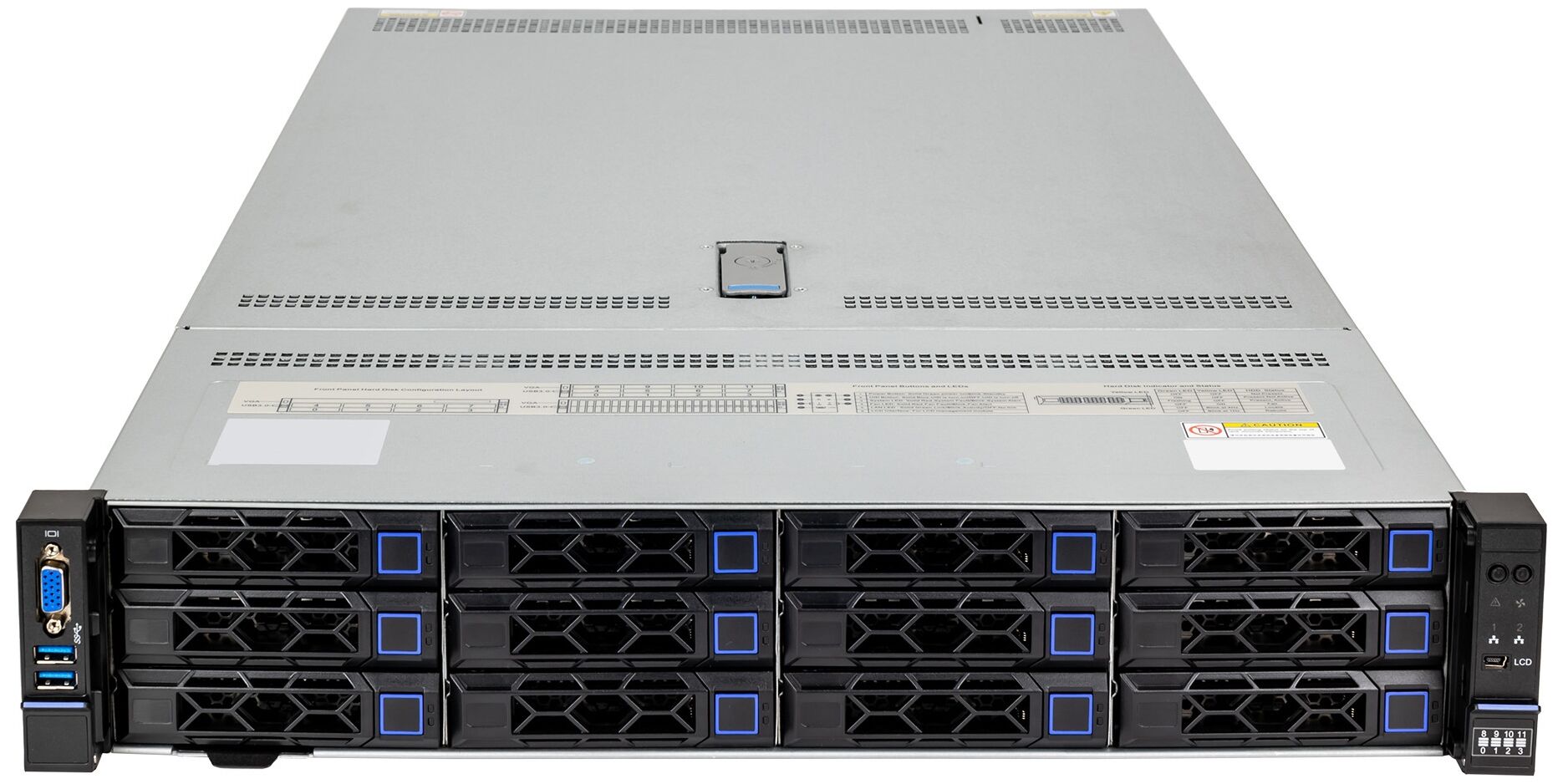 Серверная платформа Hiper Hiper R2-Advanced T222412-08 R2-T222412-08/2U/2x3647/ 24xDDR4-2933 RDIMM/LRDIMM/ 14x2.5",3.5",