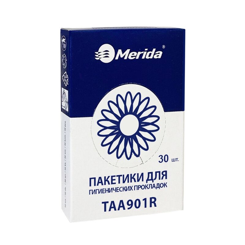 Merida TAA901R Пакетики для гигиенических прокладок (упаковка 30 шт.), 50 упаковок в коробке