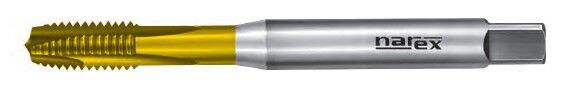 Метчик машинный М 7 6Н (для сквозных отверстий) Тип N HSSE (TIN) DIN371 (Narex Zdanice)
