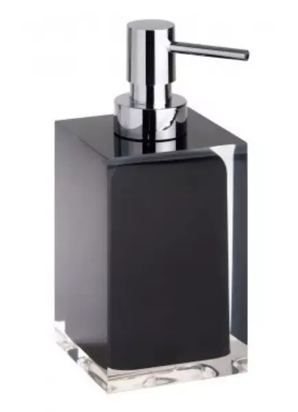 Дозатор для мыла «Bemeta» Vista 120109016-100 на раковину чёрный