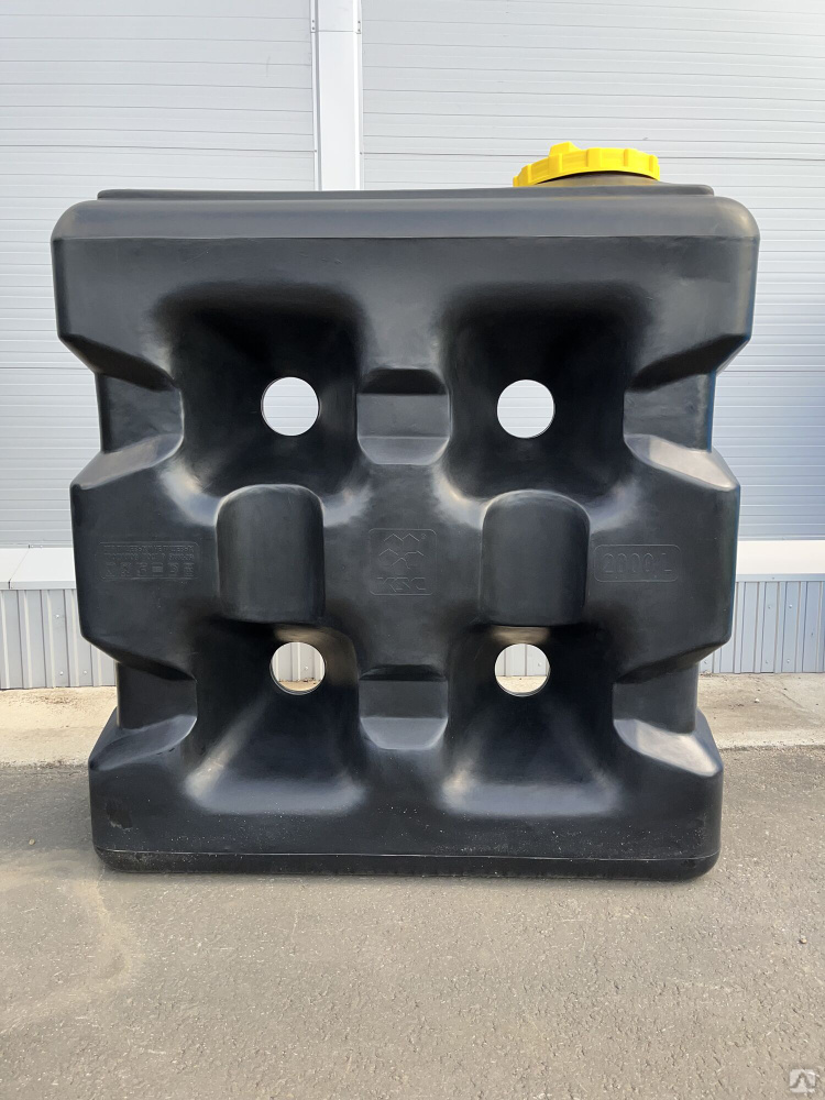 Бак 2000 литров пластиковый прямоугольный для воды, дизтоплива ...