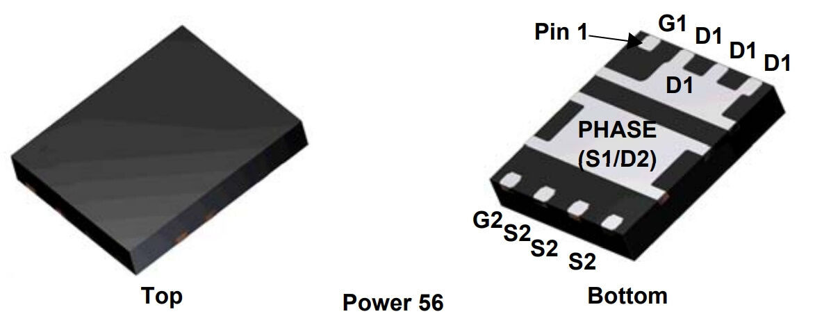 Микросхема FDMS3600S N-Channel MOSFET 25V 30A POWER56 FAIRCHILD