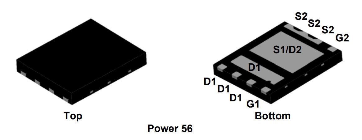 Микросхема FDMS7602S N-Channel MOSFET 30V 30A POWER56 FAIRCHILD