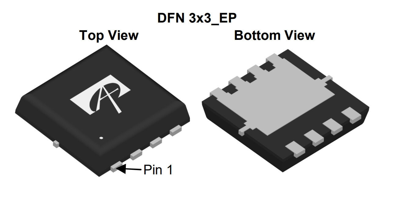 Микросхема AON7401 P-Channel MOSFET 30V 35A DFN3x3EP