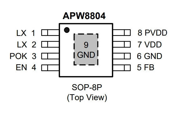 Микросхема APW8804 ANPEC
