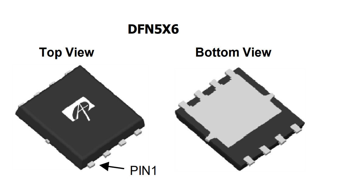 Микросхема AON6552 N-Channel MOSFET 30V 30A DFN5x6