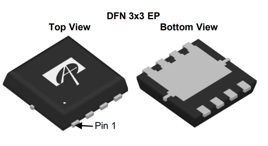 Микросхема AON7522E N-Channel MOSFET 30V 34A DFN3x3EP