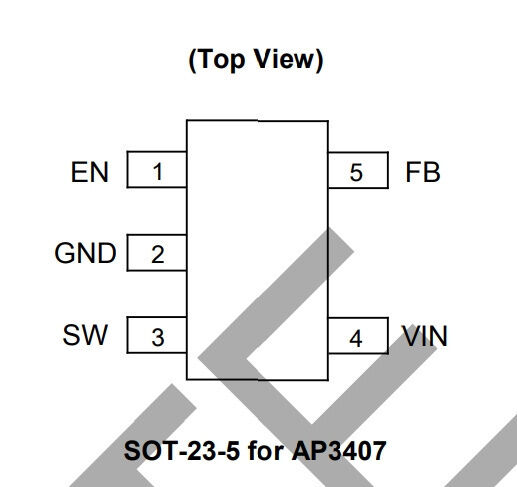Микросхема AP3407A DIODES