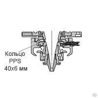 Кольцо PPS 40х6 мм (Mazak 46143312170) 
