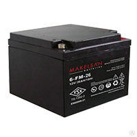 Аккумуляторная батарея Makelsan 6-FM-26 номинальной емкостью 26 Ач