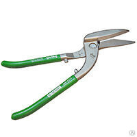 Ножницы пеликаны зеленые FREUND L=300 левые с ПВХ ручками 