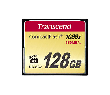 Карта памяти Transcend Transcend 1000 TS128GCF1000 Compact Flash/емкость 128 Гб запись/чтение 120МБ/с/160МБ/с