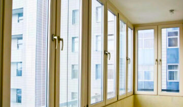П-образный балкон из теплого алюминия Alutech W72 , 3000х1500 мм