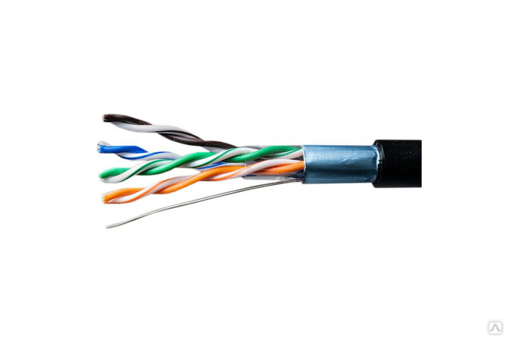 Кабель SUPRLAN Long Ethernet FTP Cat.5e 4x2x0,64 Cu PE Outdoor 500 м 01-1040
