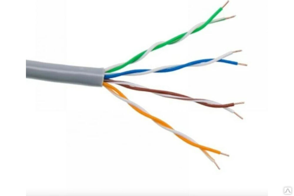 Сетевой кабель UTP LEEK 4x2x24 AWG CU CAT5e PVC LE бухты 305 м LE 030100-0003