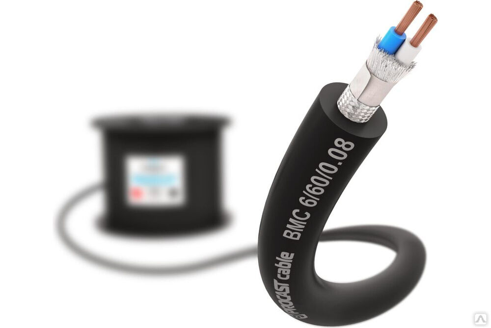 Балансный микрофонный кабель PROCAST cable BMC 6/60/0,08.15, 6 mm, XLPE изоляция, 15 м НФ-00001851